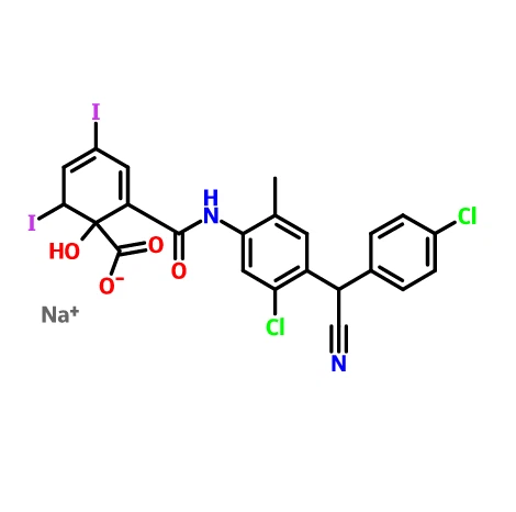 Closantel Sodium CAS 61438-64-0